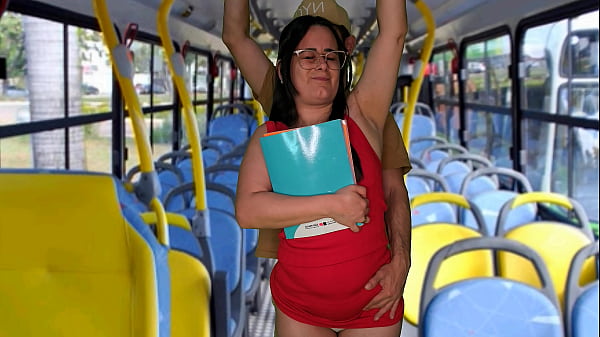 Student Gets Bent Over And Fucked Hard On A Crowded Bus For Everyone To See!