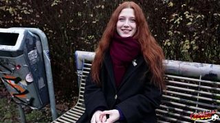 Berlin Debut: Fiery Ginger Teen Alice’s Raw Audition, Uncovered And Unprotected