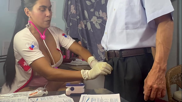 Steamy Medical Threesome: Doctor Extracts Stepbrother’s Seed To Pleasure Her Curvy, Naughty Patient