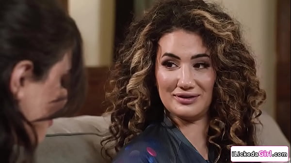 Voluptuous Lesbian Seductress Dominates Busty Arab Delivery Crew With Her Commanding Facesitting