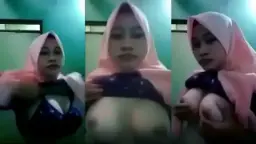 Young Hijabi Flaunts Her Big Tits