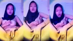 Jilbab Hitam Menggoda, Nafsu Membara Dalam Getaran