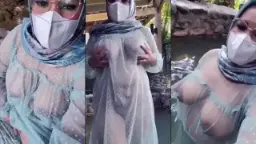 See-through Swimsuit Reveals All In The Pool