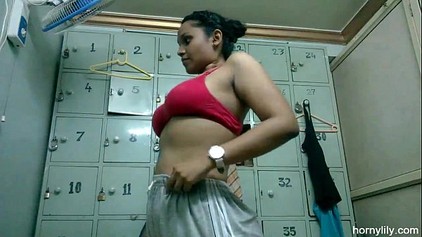 Lusty Indian Lily’s Naked Gym Workout Unleashed