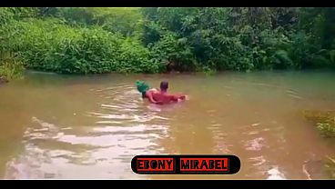 Naughty Housewife’s Wet And Wild River Rendezvous With Her Young Lover