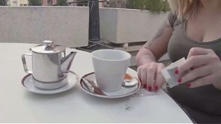 Sucking His Thick Black Cock In Public Then Finishing The Game At Home, Getting His Hot Load All Over My Ass