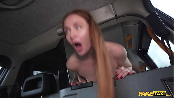 Sultry Redhead Milf In Sheer Nylons Takes A Thick Ride In The Backseat