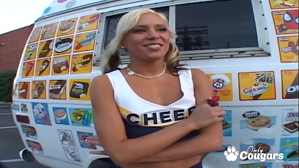 Cheerleader Kacey Jordan’s Plump Pussy Lips Engulf A Thick, Creamy Cock.