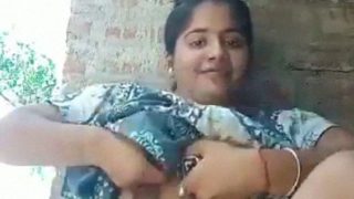 Busty Country Maiden Revealing Her Untamed Charms