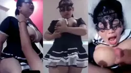 Tante Miraindira Kostum Pelayan Nakal, Erangan Liar Bikin Ngilu
