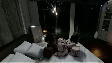 Obsidian Temptress Surrenders To A Formidable Ebony King