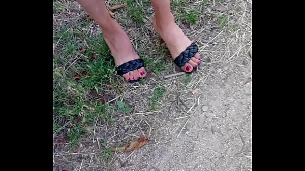 Sultry Arab Matron Flaunting Alluring Feet In Stiletto Seduction