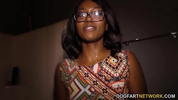 Ebony Beauty Skyler Nicole Takes A Massive Cock In Her Ass At A Gloryhole