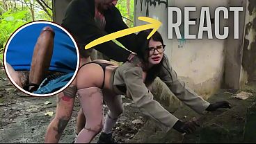 Goth Glasses Ravaged By Monstrous Cock And Drenched In Her Own Release