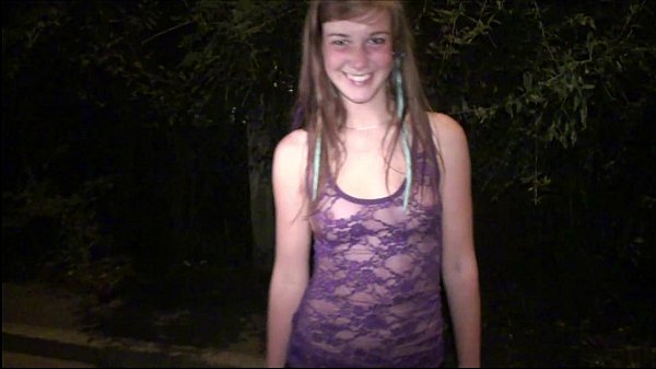 Hot Blonde Teen Alexis Crystal Gets Wrecked In Her First Public Gangbang