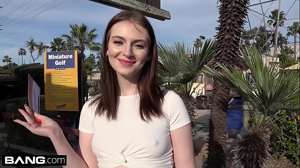 Naughty Teen Maya Kendrick Reveals Her Bush During A Playful Mini-golf Outing