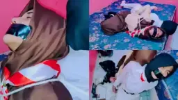 Culik Cewek Hijab Seragam Pramuka Abis Pulang Sekolah, Mulus Banget