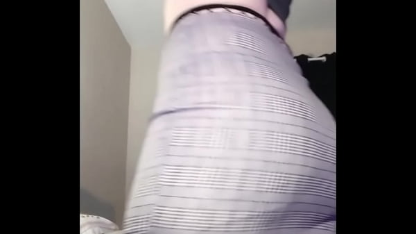 Sexy Thick Ass Jiggling In Tight Fishnets, Ready To Ride