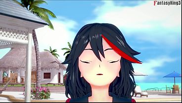 Ryuko Matoi Strips Down In A Tight Bikini, Grinding And Teasing From My Point Of View | Kill La Kill Full Pov Version With Sheer Wetness And Deep Penetration | Fantasyking3