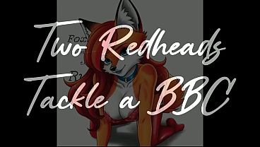 Two Fiery Redheads Take On A Massive Bbc Together