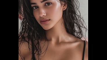 Satin Hot Ai Bollywood Hindi Erotic Tease, Skin Glistening, Moans Whispered In Code