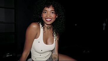 Ebony Latina Lured Me In With That Dirty, Tempting Smile Of Hers.