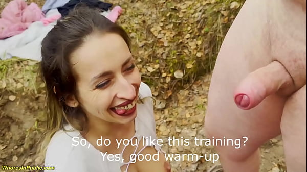 Flexible Little Slut Takes A Hard Pounding Out In The Open