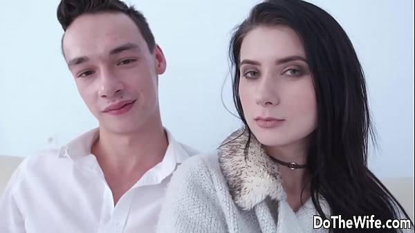 Drilling Nicole Black’s Tight Hole While Her Cuckold Husband Watches In Silence