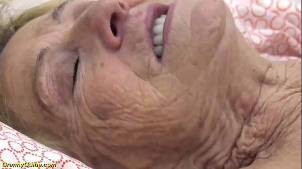 Sexy Hairy 90-year-old Granny Gets Pounded Hard By Her Young Toyboy