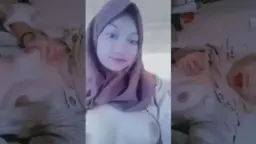 Masih Smp, Cantik Berhijab, Toketnya Diremas-remas