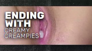 Brunette Serena Sterling Gets Filled Deep By 5 Loads In A Wild Gangbang Creampie Session