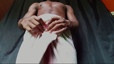 Jerking Off My Thick Black Cock