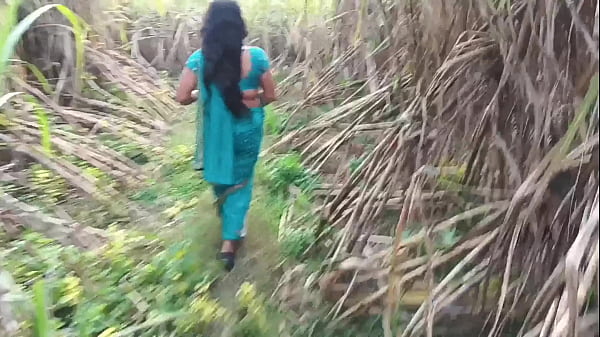 Outdoor Sugarcane Field Mein Apni Sexy Biwi Ko Jor Se Choda, Full Hardcore Sex