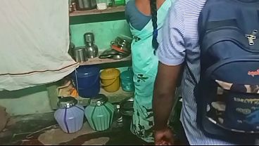 Indian Student Gets Wild With Aunty Behind Closed Doors