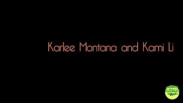 Passionate Lesbian Sex Session With Karlee Montana And Kami Lee Turns Into A Hot Lesbian Threesome