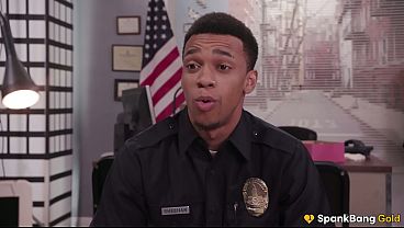 The Filthy Whore Cop Gets Pounded By Every Hung Officer In The Station