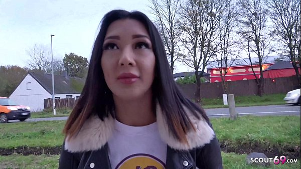 German Scout Fucks Thai Teen Kitty From Flensburg During Real Street Casting