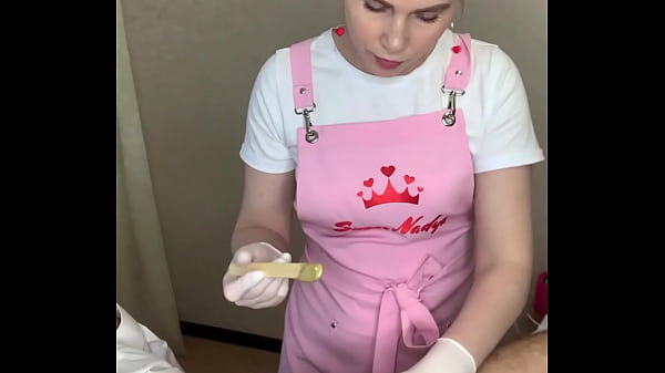 Watch Russian Depilation Queen Sugarnadya’s Filthy Tutorial On Waxing A Man’s Deep Bikini, Including His Cock