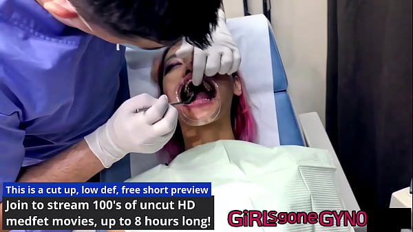 Channy Crossfire Spreads Wide For A Deep Oral Exam From Dr. Canada At Girlsgonegyno