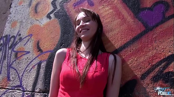 Creamy Pie In The Sun, Bent Over In Public For That Ultra Skinny Slut
